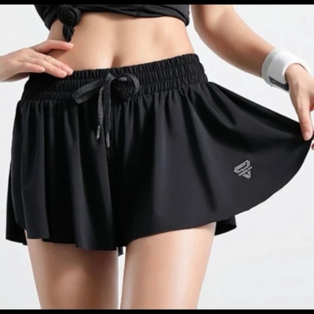 Black Keiki Kona 2-in1 Flowy shorts